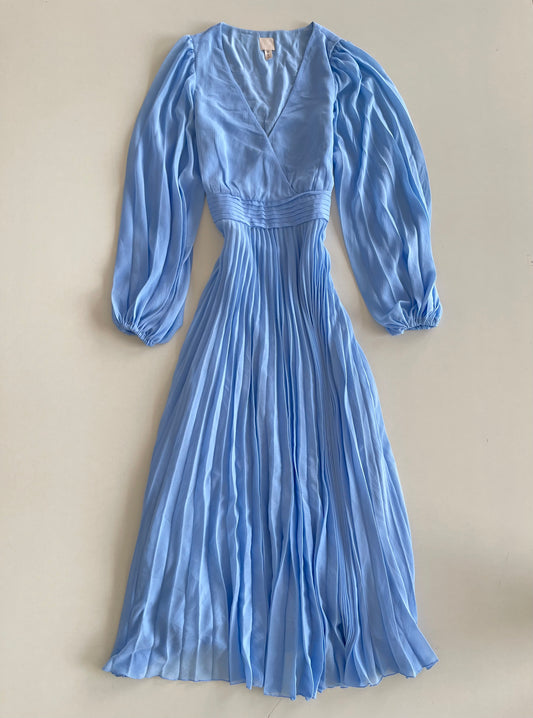 H&M Pleated Blue Dress-Bust 36