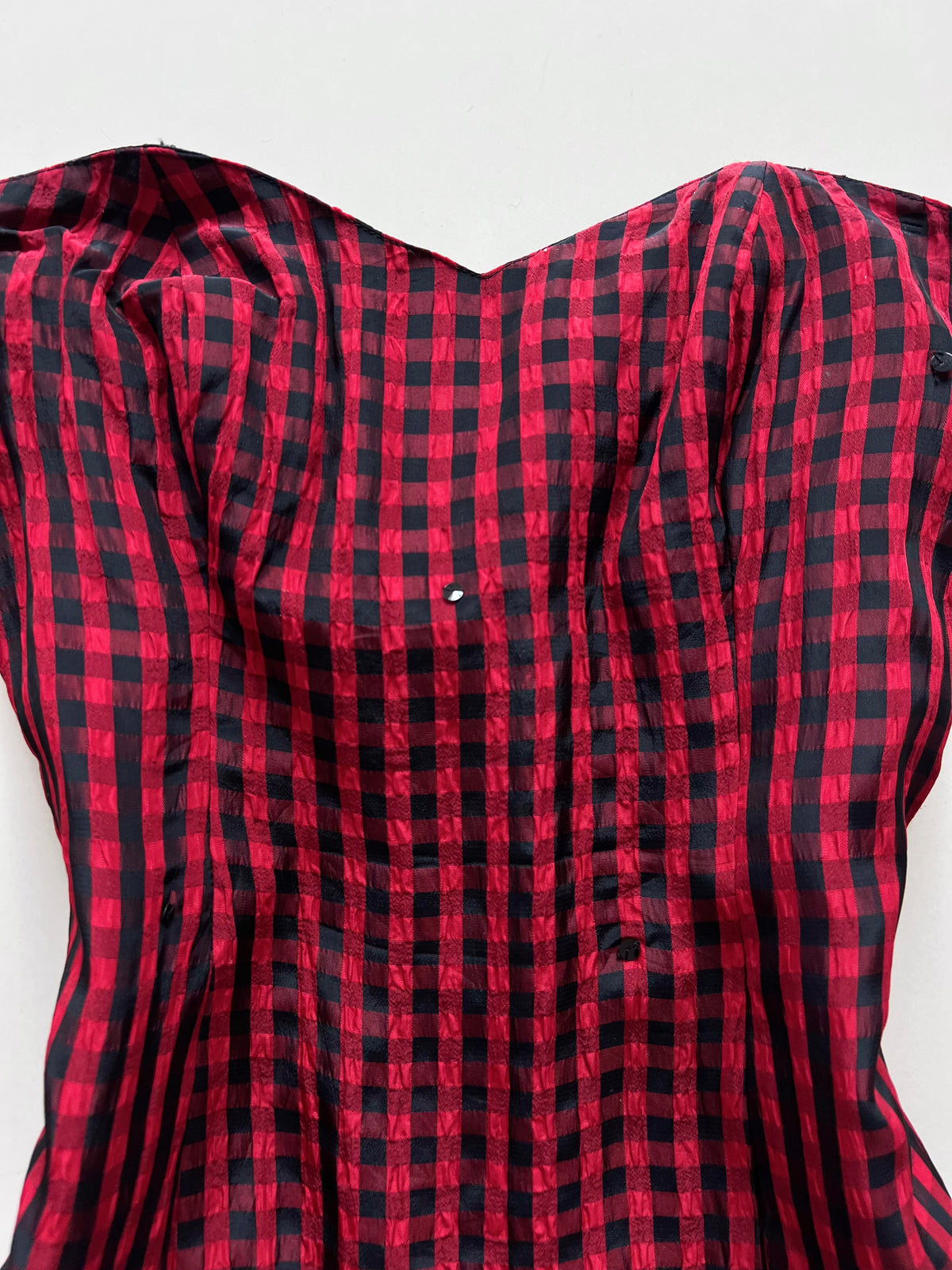 Jean Paul Gingham Dress-Bust 32