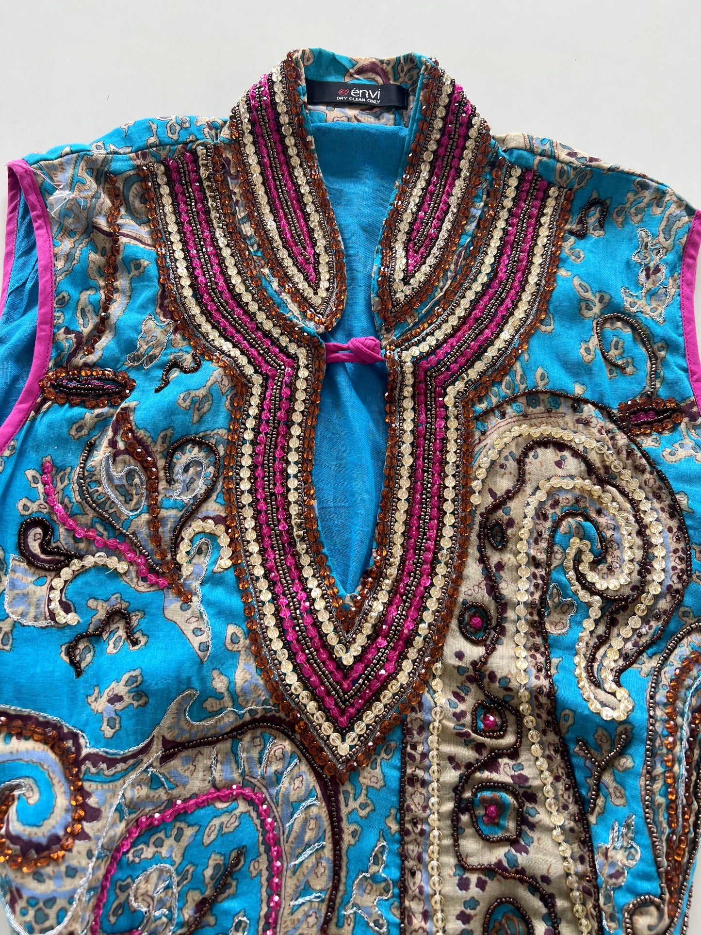 Envi Embroidered Cotton Top-Bust 38