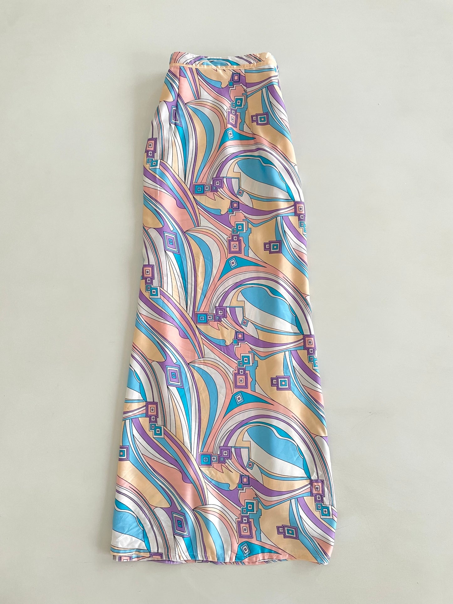 Vintage Pastel Skirt - Waist 24 to 26