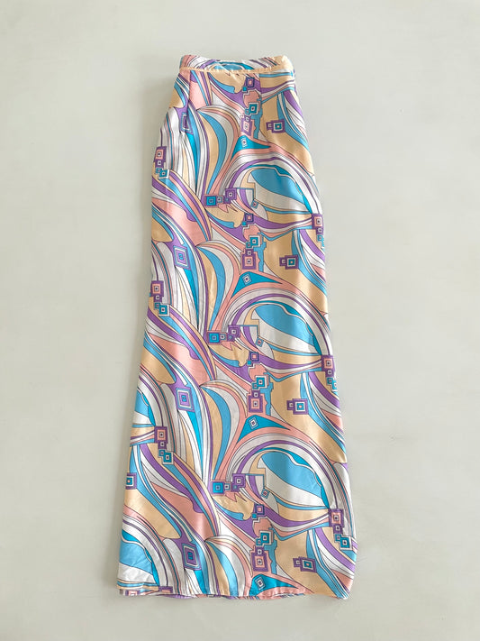 Vintage Pastel Skirt - Waist 24 to 26