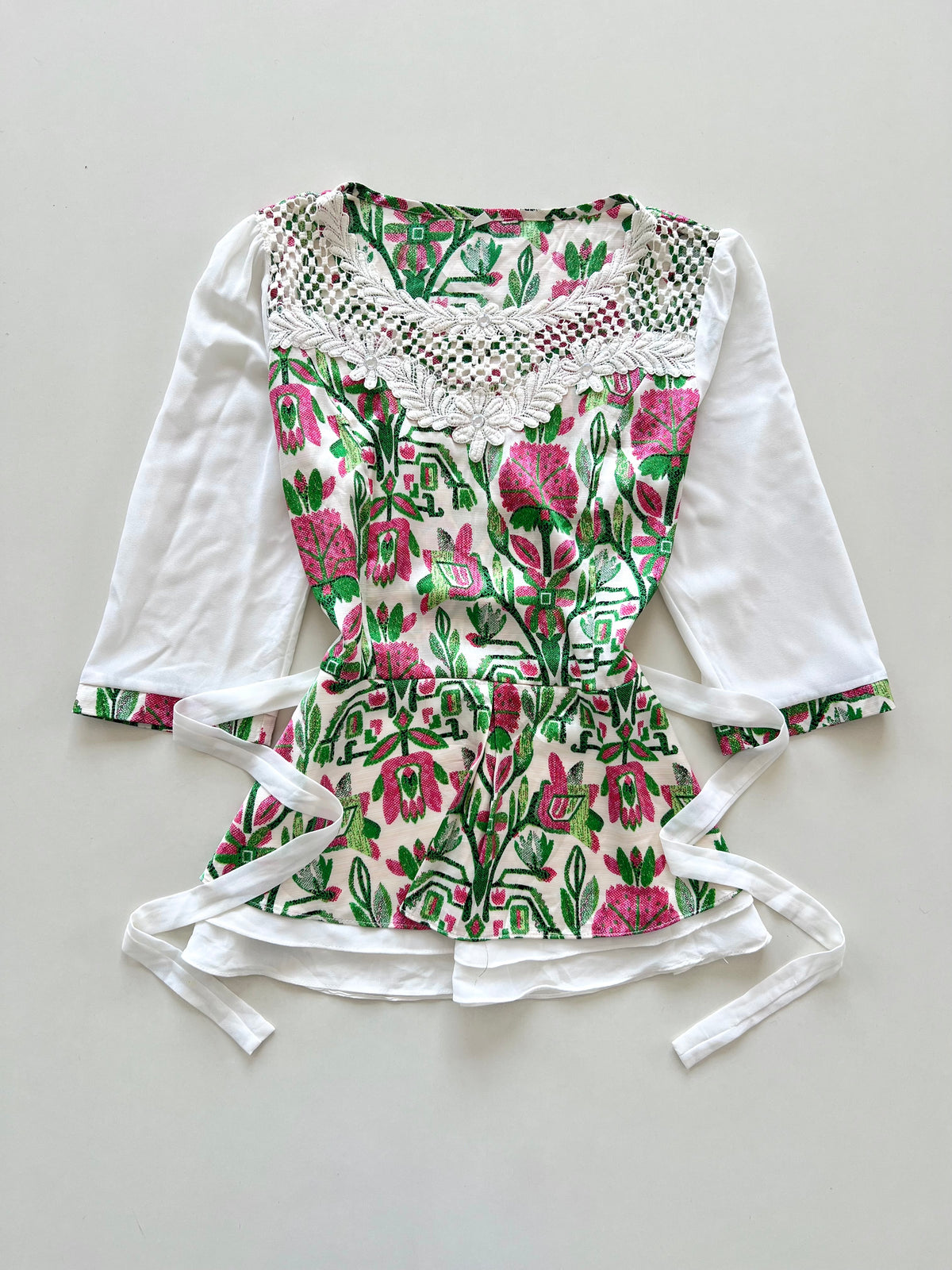 Vintage Lace Top-Bust 38