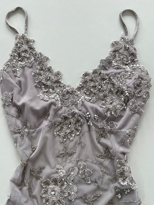 Lakshmi Embroidered Sheer Top-Bust 32 to 34