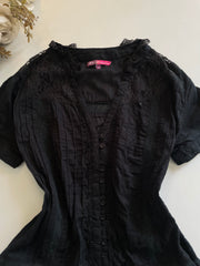 Cotton Embroidered Top-Bust 40