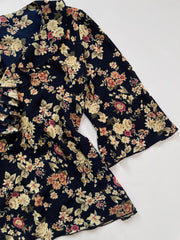 Floral Top with back ties-Bust 42