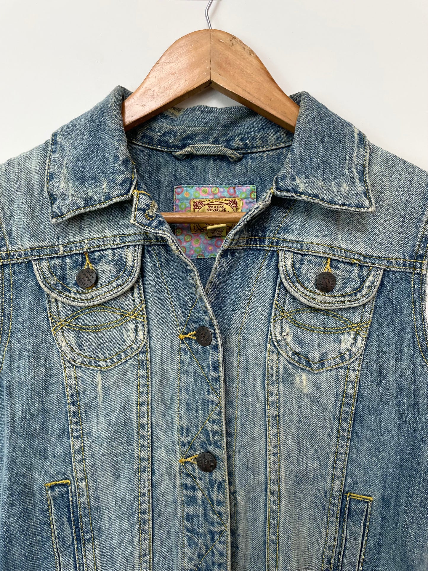 Fashion & Coup Denim Vest-Bust 34