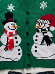 Rebecca Malone Christmas Sweater Vest-Bust 38