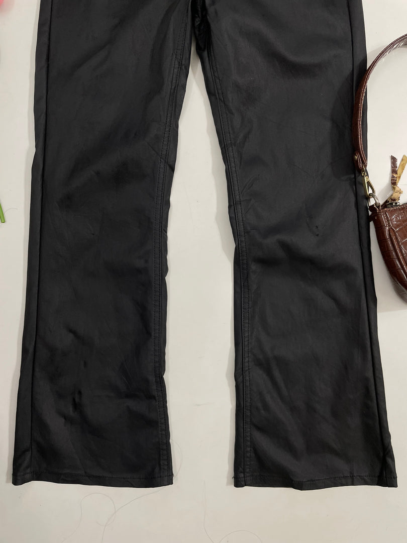 Bershka Faux Leather Pants - Waist 28