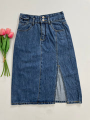 Long Denim Skirt-Waist 24
