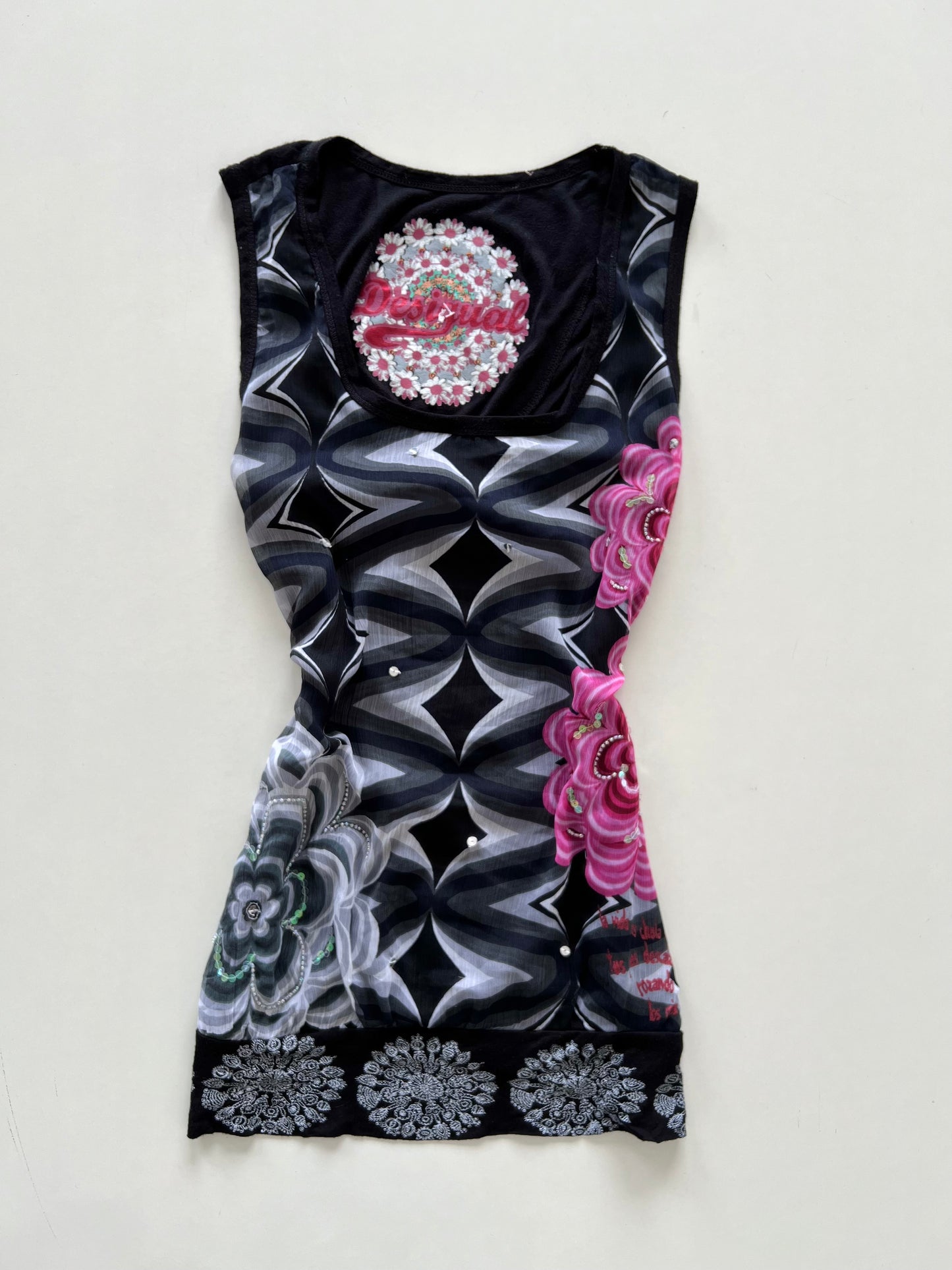 Desigual Vintage Embroidered Top-Bust 38