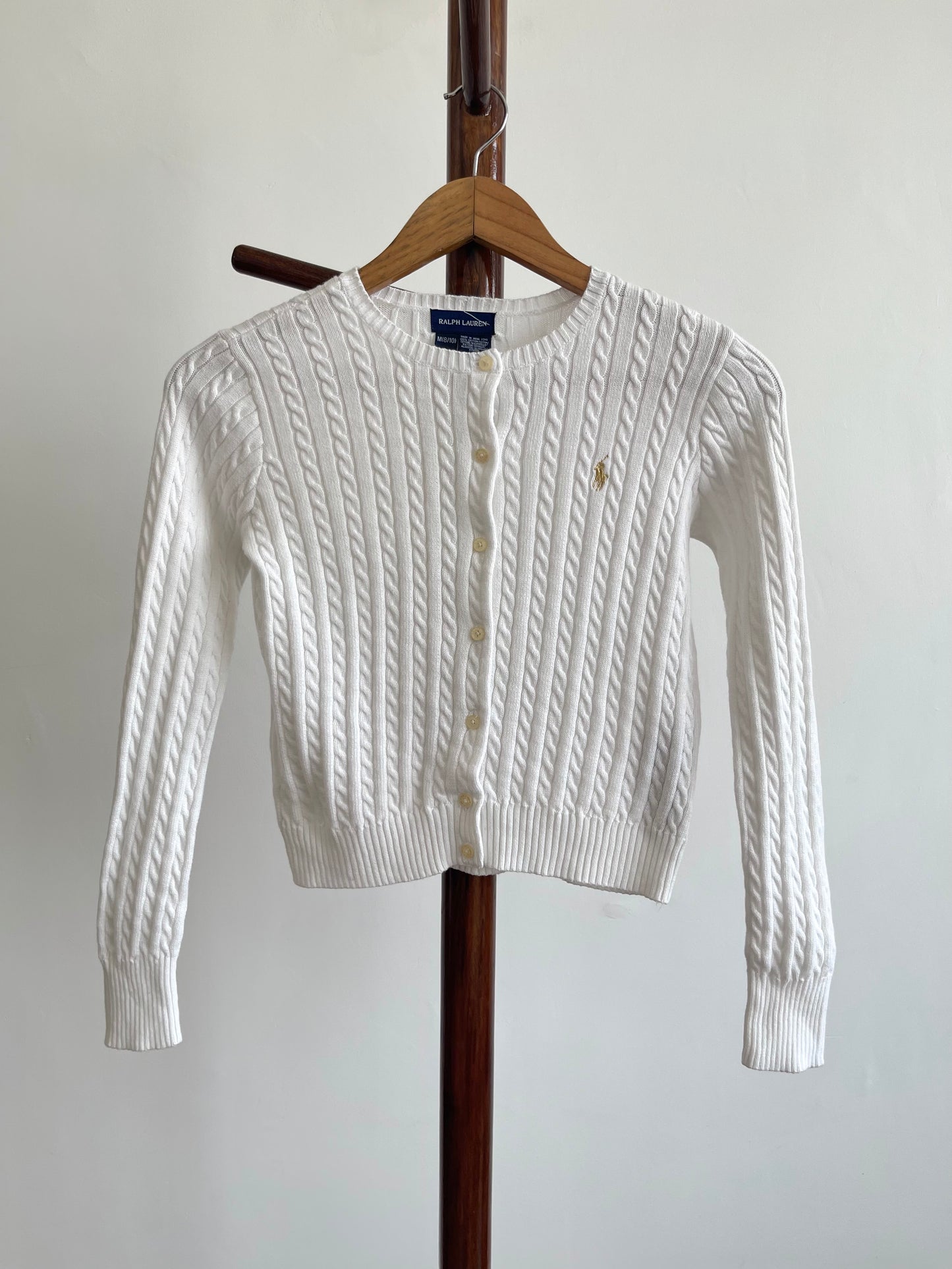 Ralph Lauren 100% Cotton Vintage Cardigan-Bust 30
