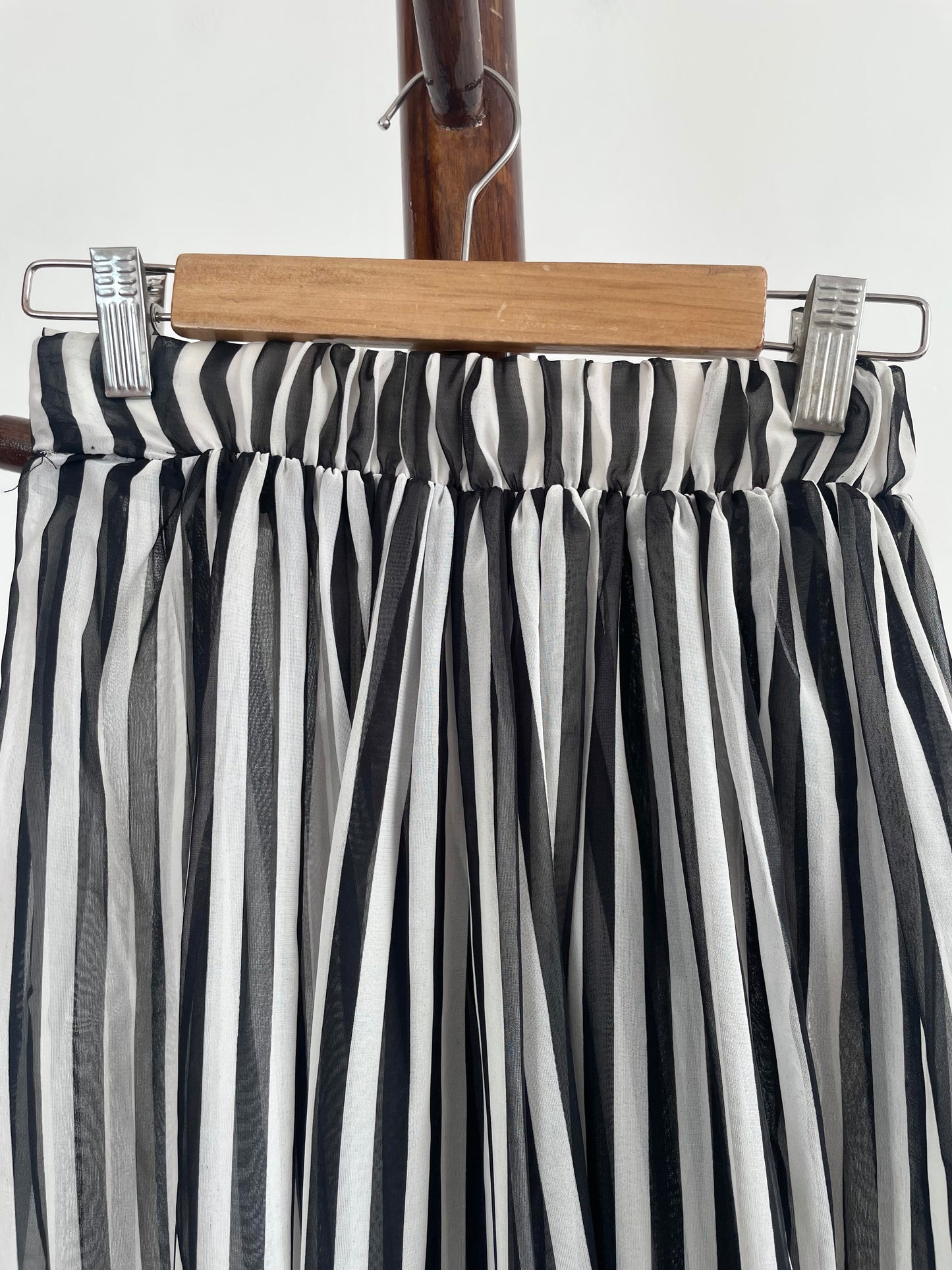 Striped Sheer Skirt-Waist 26 to 32