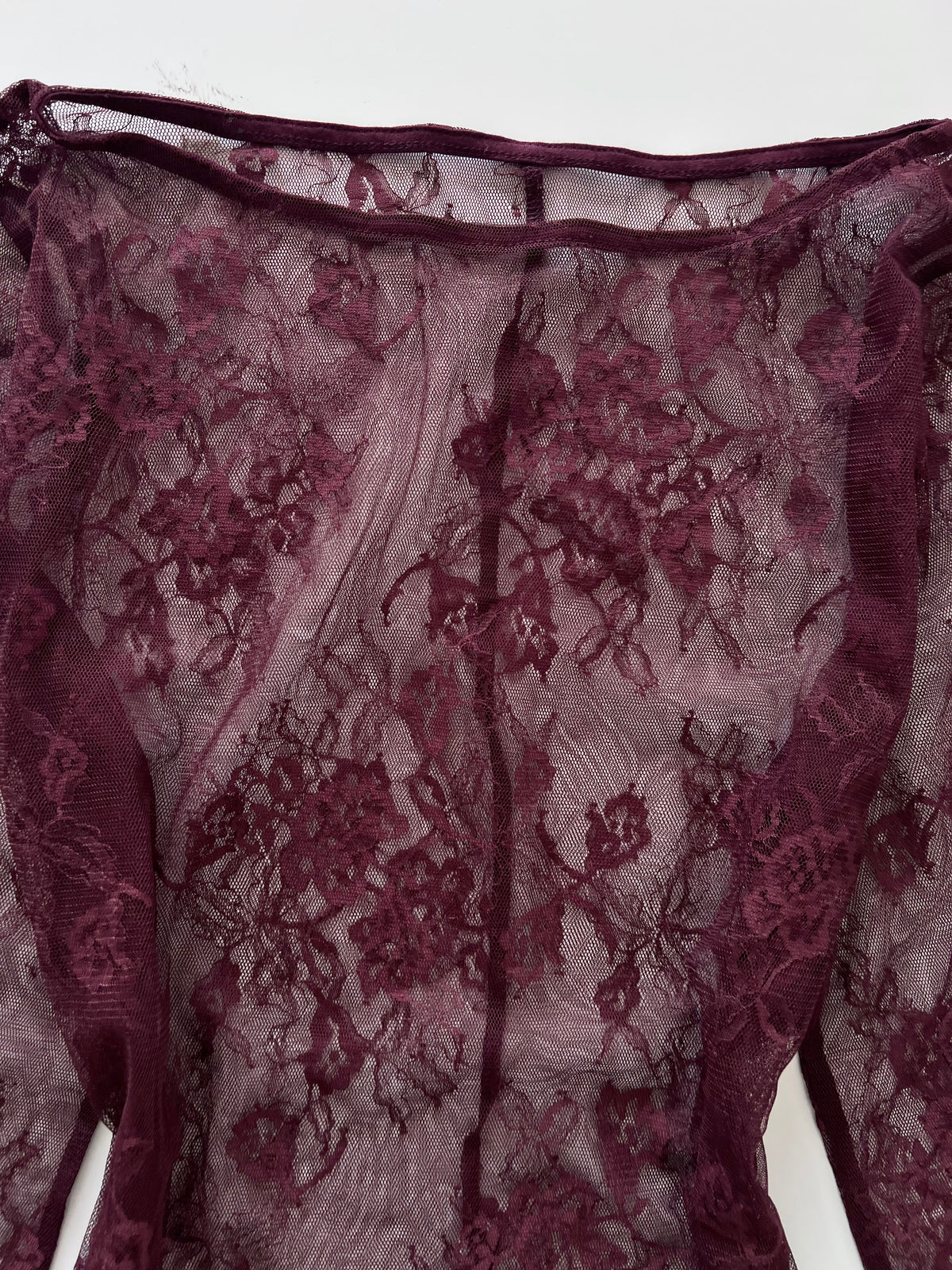 Lace Sheer Top-Bust 36 to 38
