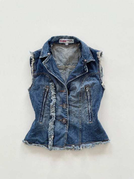 Denim Vest-Chest 32
