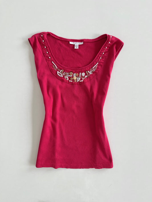 JM Cotton Embroidered Top-Bust 46 to 48