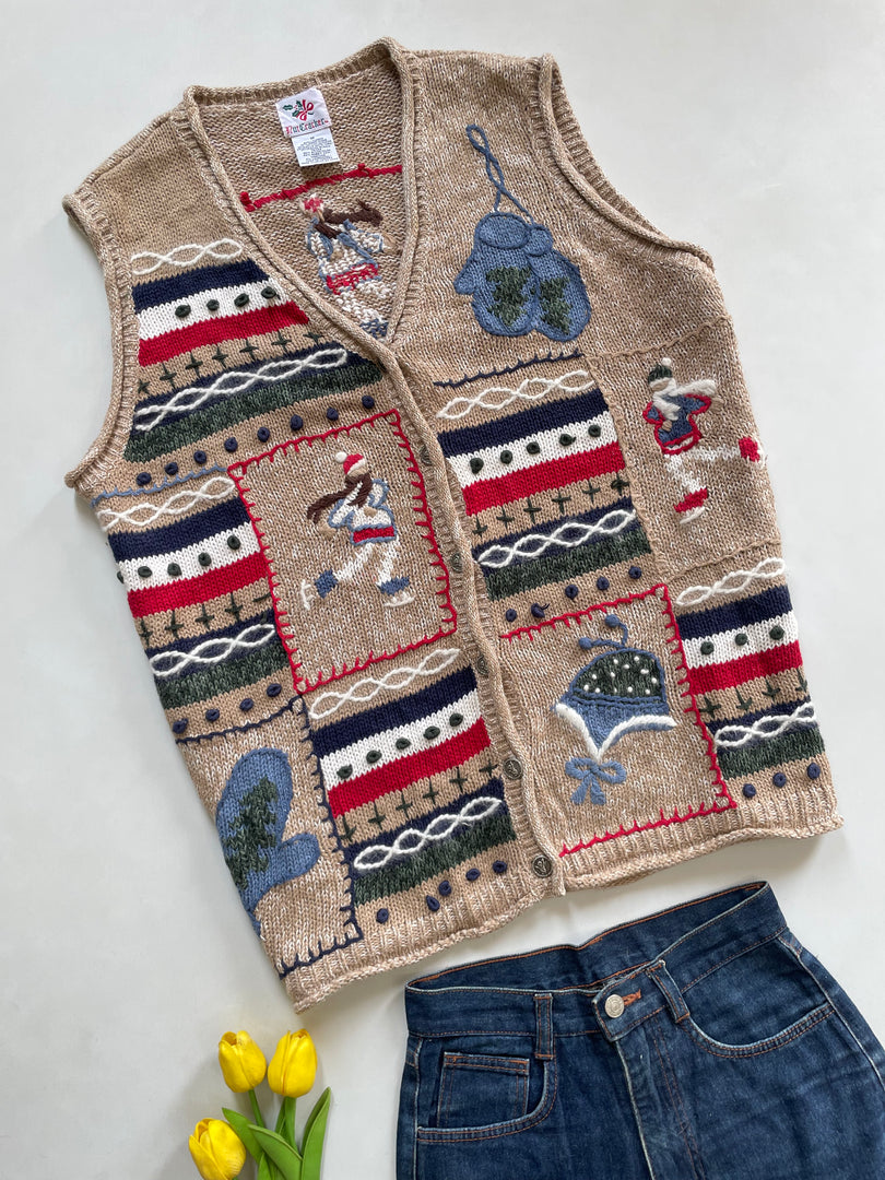 Nut Cracker Sweater Vest-Bust 48