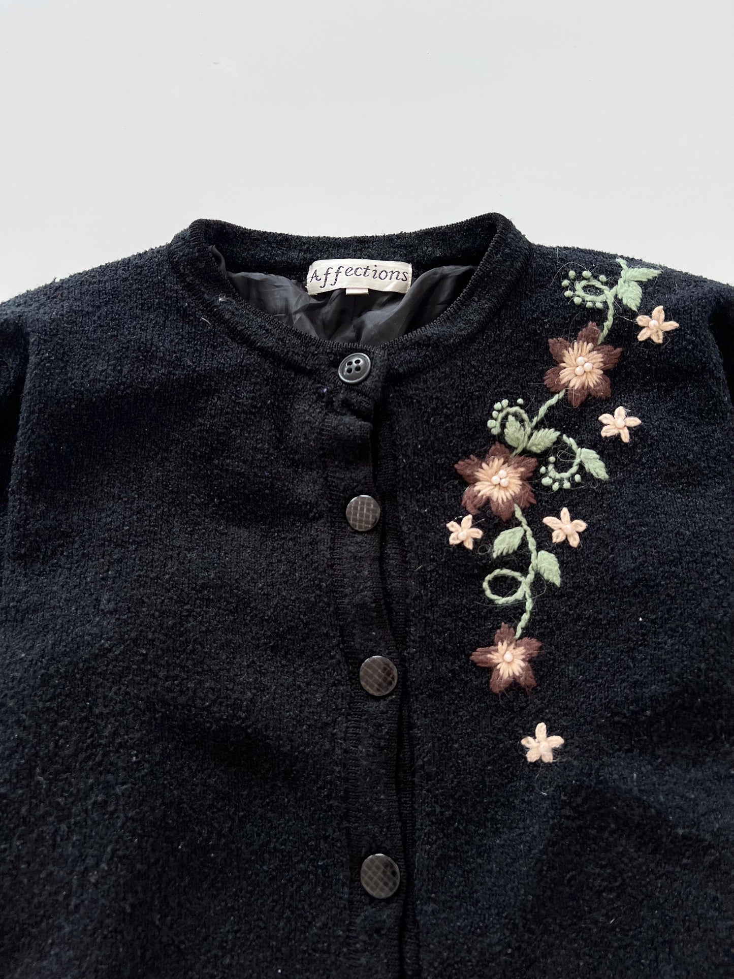 Affections Embroidered Sweater-Bust 46