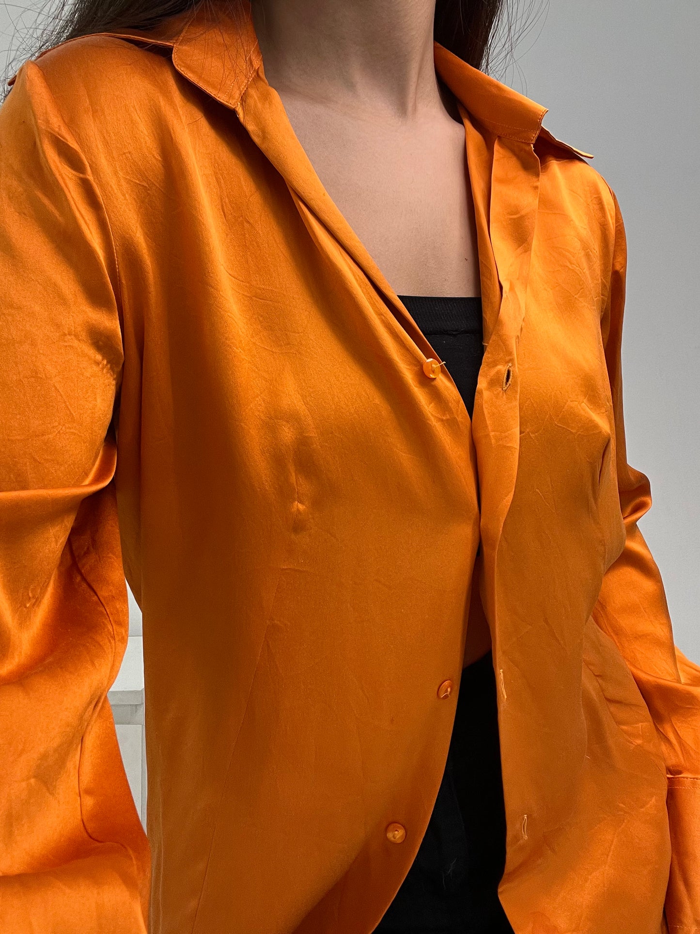 100% Silk Shirt-Bust 38