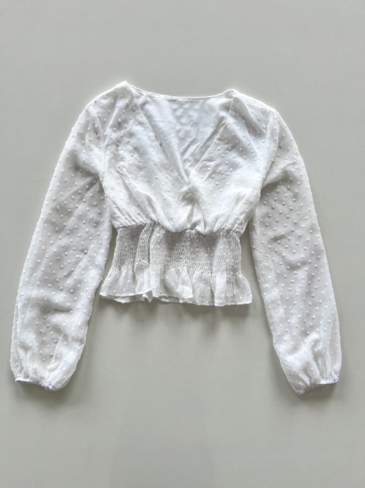 Pearl White Top-Bust 36
