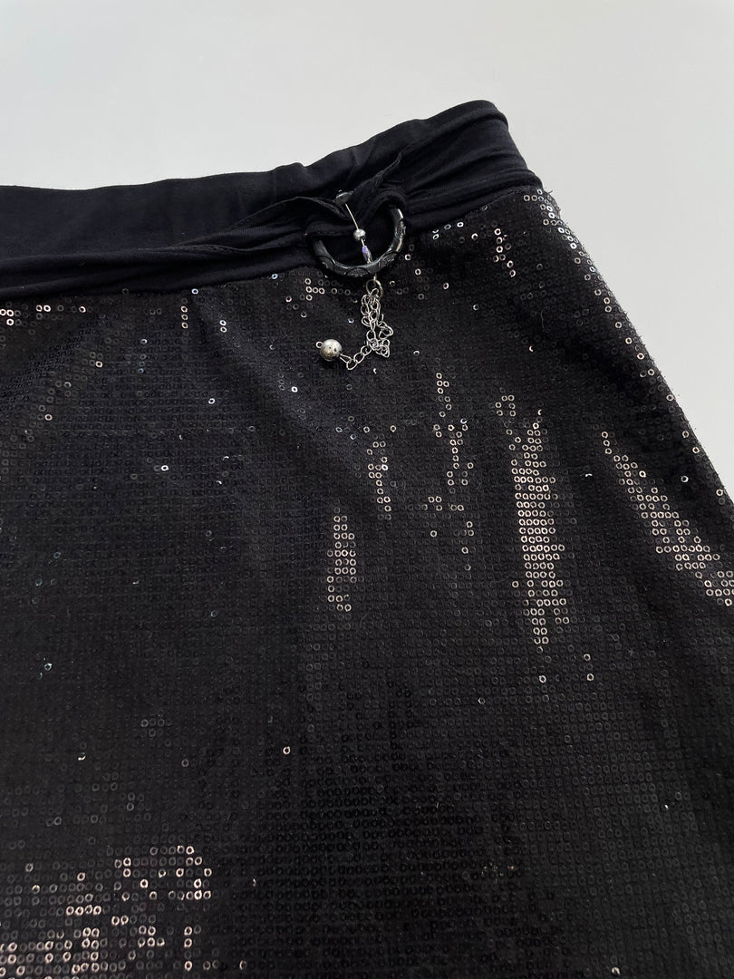Black Sequin Skirt-Waist 34 to 36