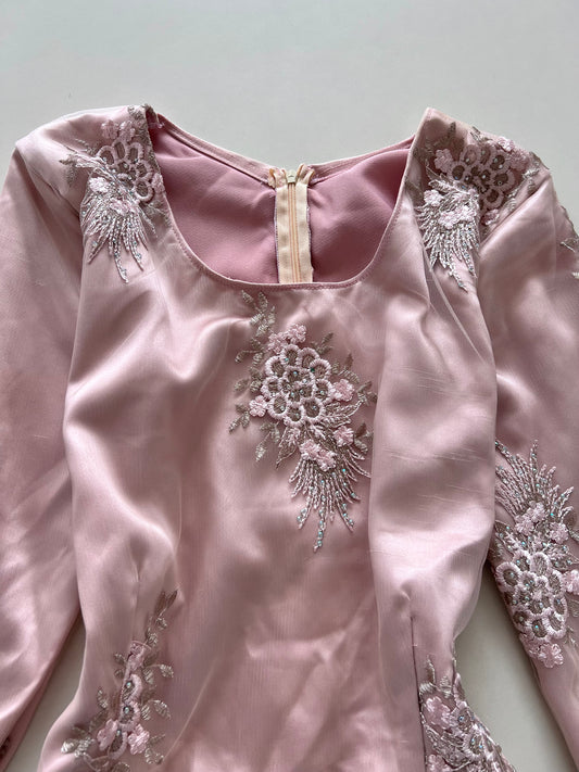 Lace Embroidered Vintage Top-Bust 38