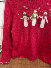 Christopher & Banks Embroidered Christmas Sweater-Bust 38