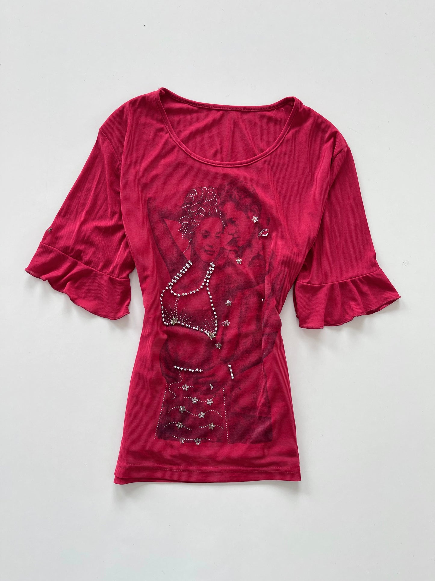 Y2k Romance Top-Bust 38 to 40