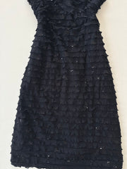 Fashion Bug Sequin Ruffle Dress-Bust 38 to 40