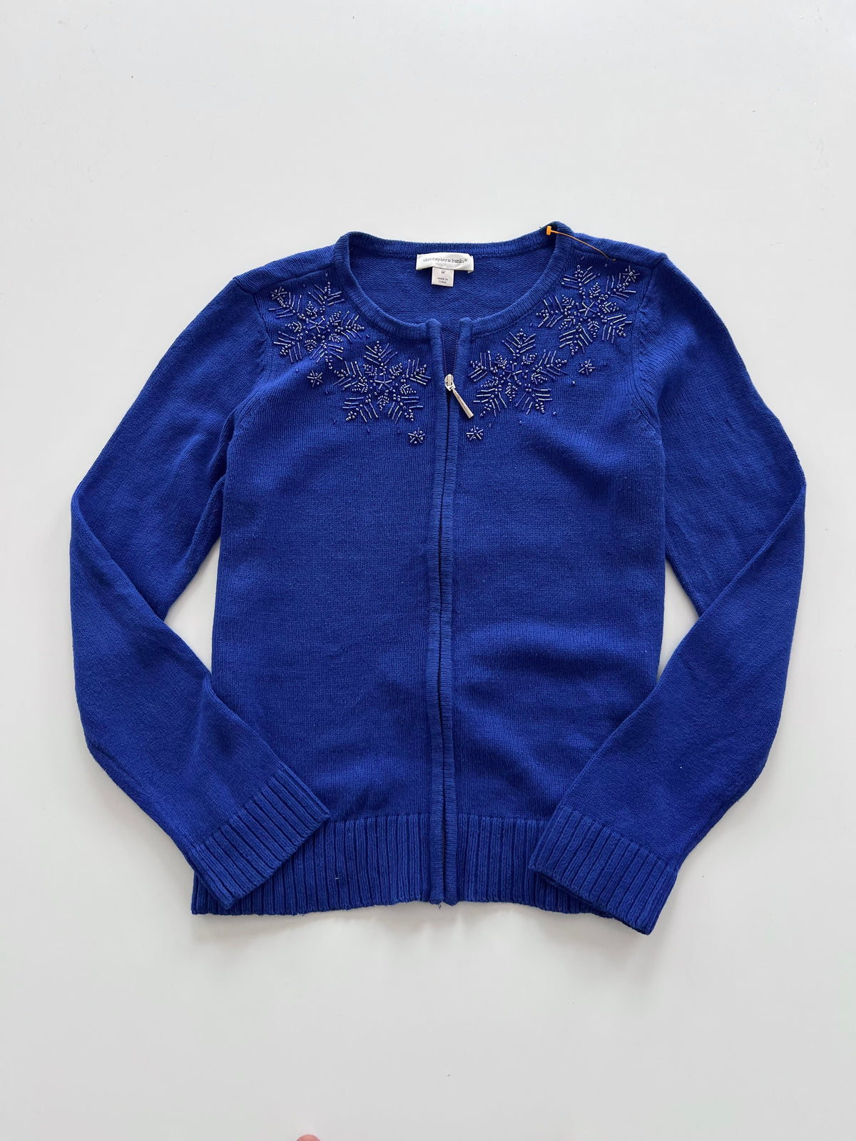 Christopher & Banks Hand Embroidered Sweater-Bust 44