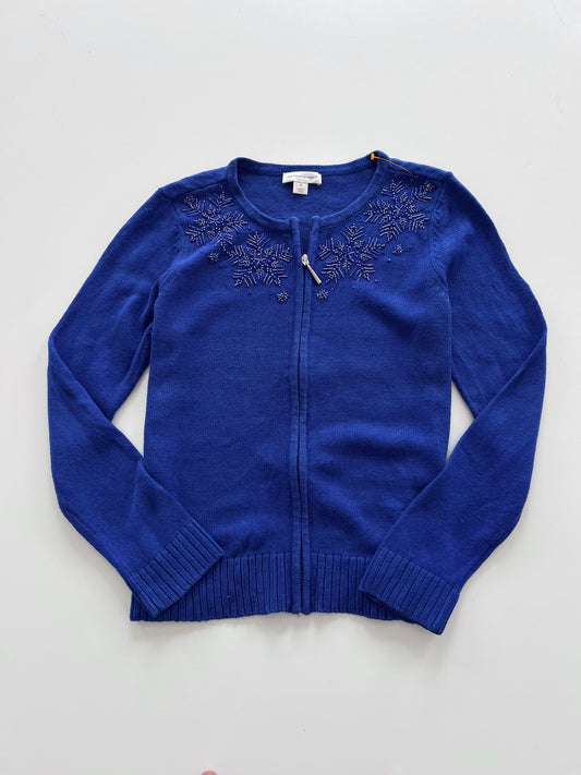 Christopher & Banks Hand Embroidered Sweater-Bust 44