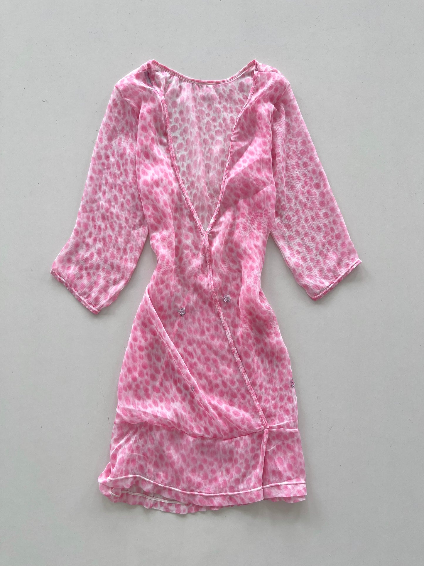 Just Cavalli Sheer Dress-Bust 38
