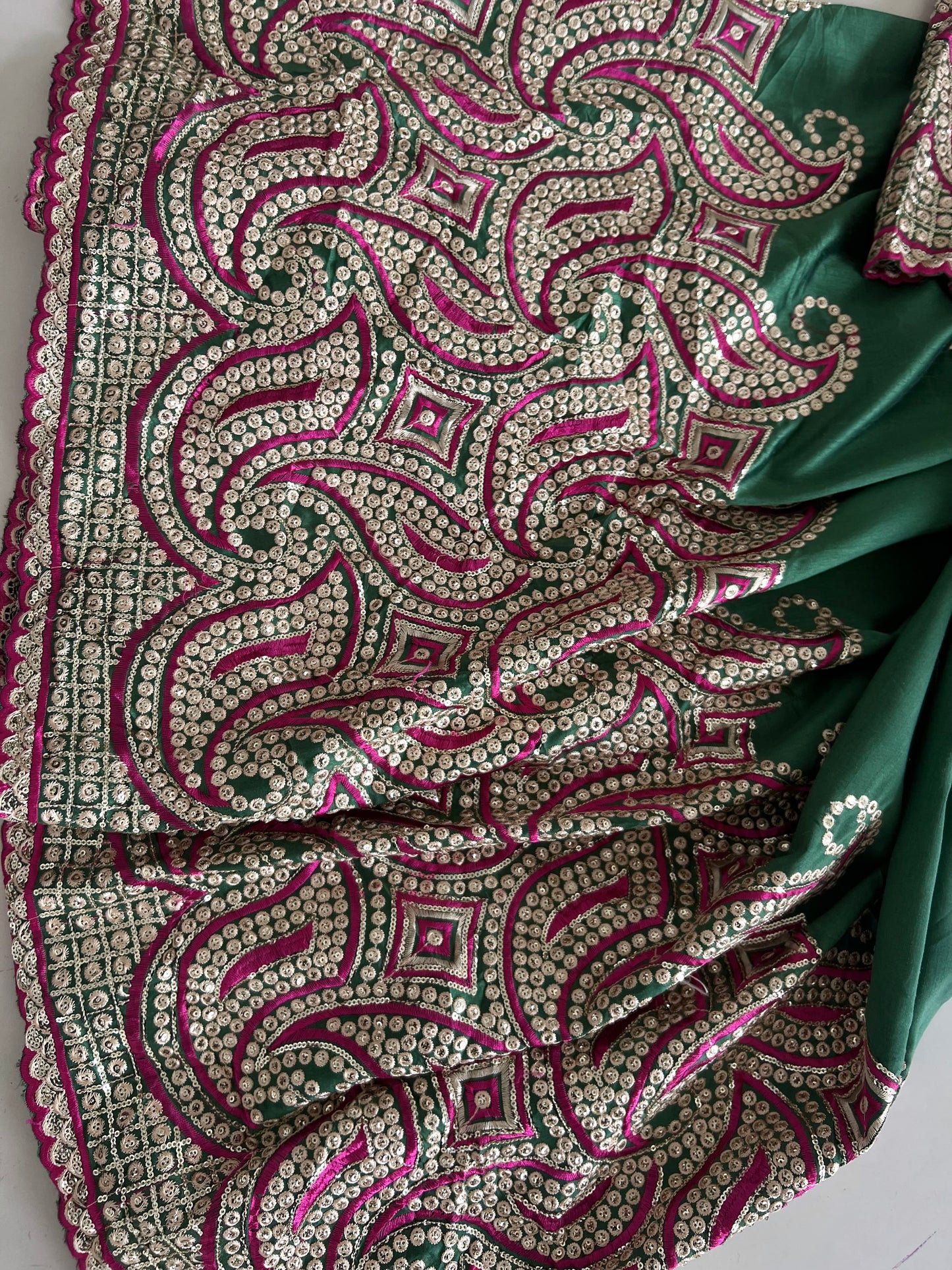 Vintage Embroidered Dress-Bust 34