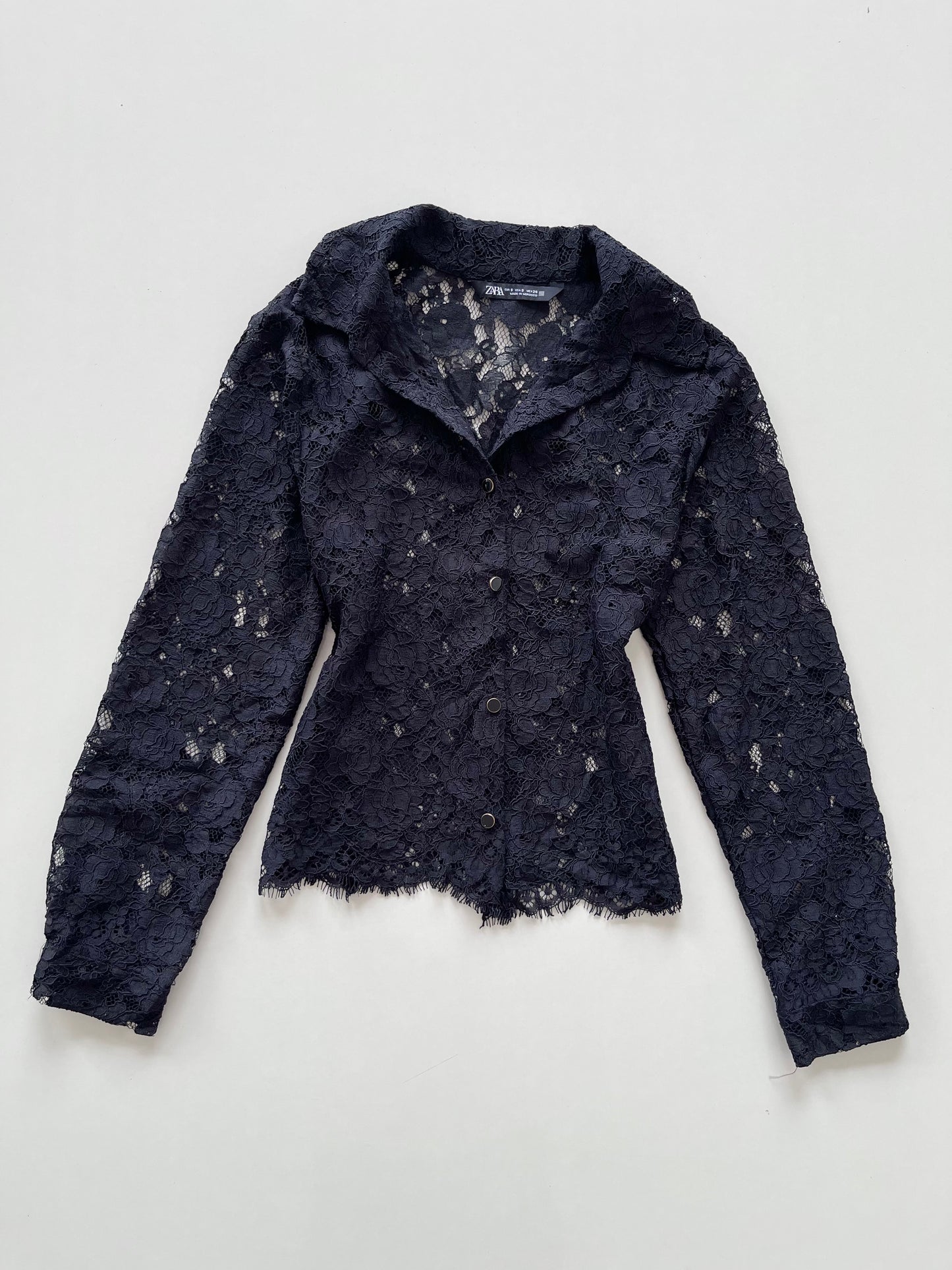 Zara Sheer Shirt-Bust 38