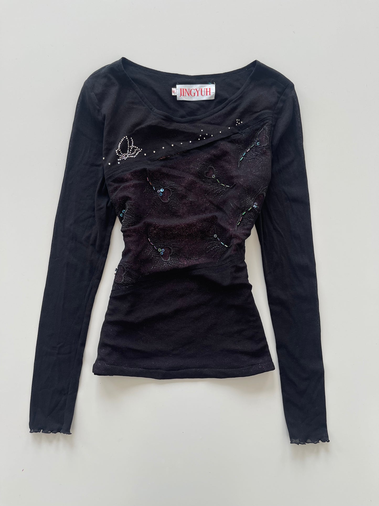 Jingyuh Vintage Embroidered Top-Bust 34 to 36