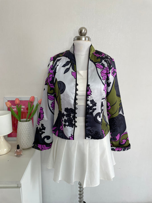 JS COLLECTION SATIN BLAZER - BUST 34