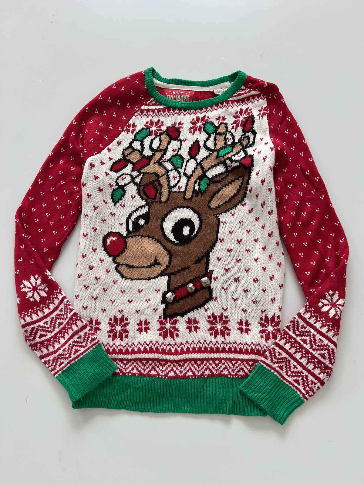 Happy Holidays Pinterest Christmas Sweater-Bust 40