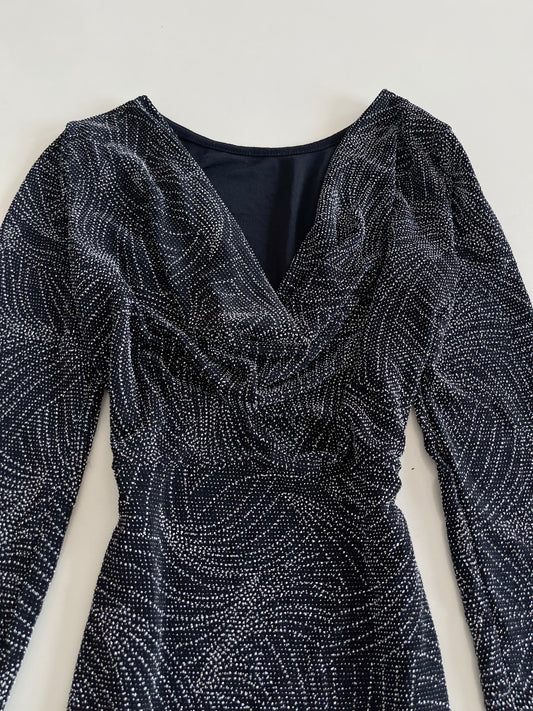 Cowl Neck Dress-Bust 32 to 34