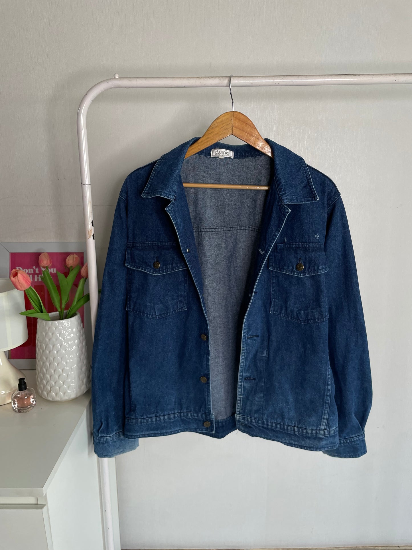 BANDO DEEP BLUE DENIM JACKET - BUST 44