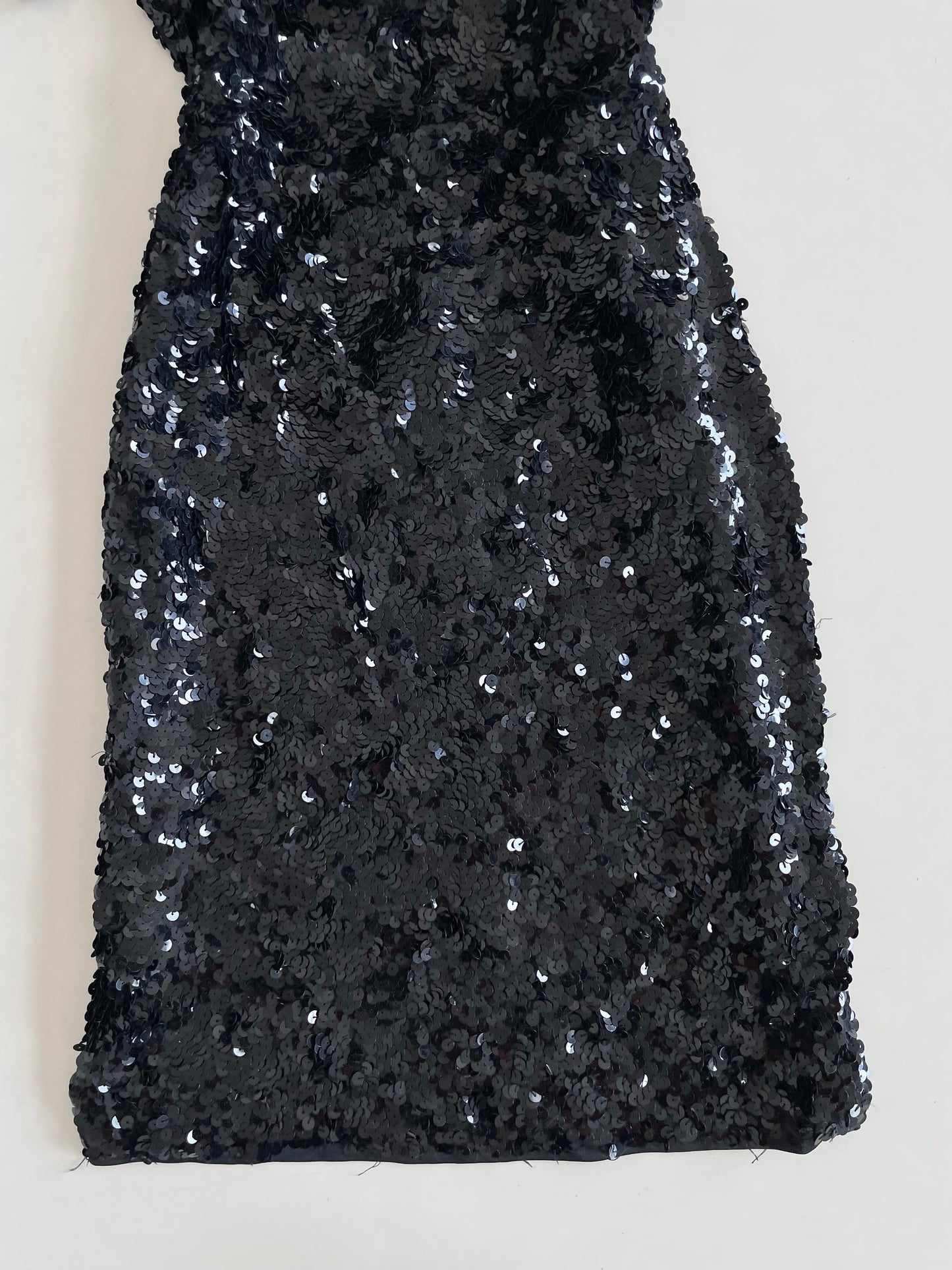 Sweetheart Neck Sequin Dress-Bust 34