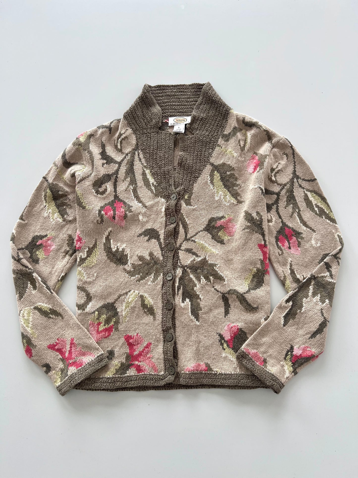 Talbots Embroidered Sweater-Bust 44