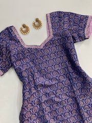 Satin Jacquard Kurti-Bust 40