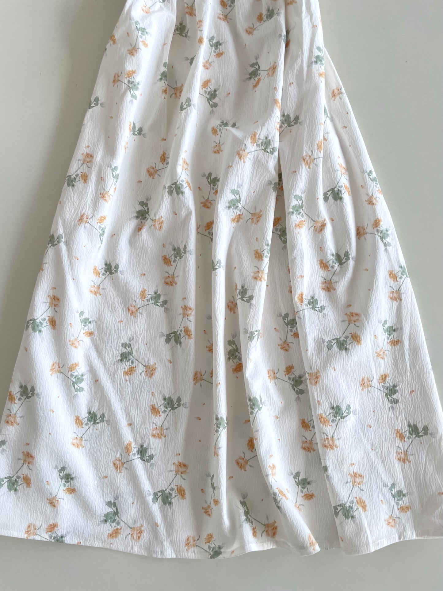 Cottagecore White Dress-Bust 30 to 32