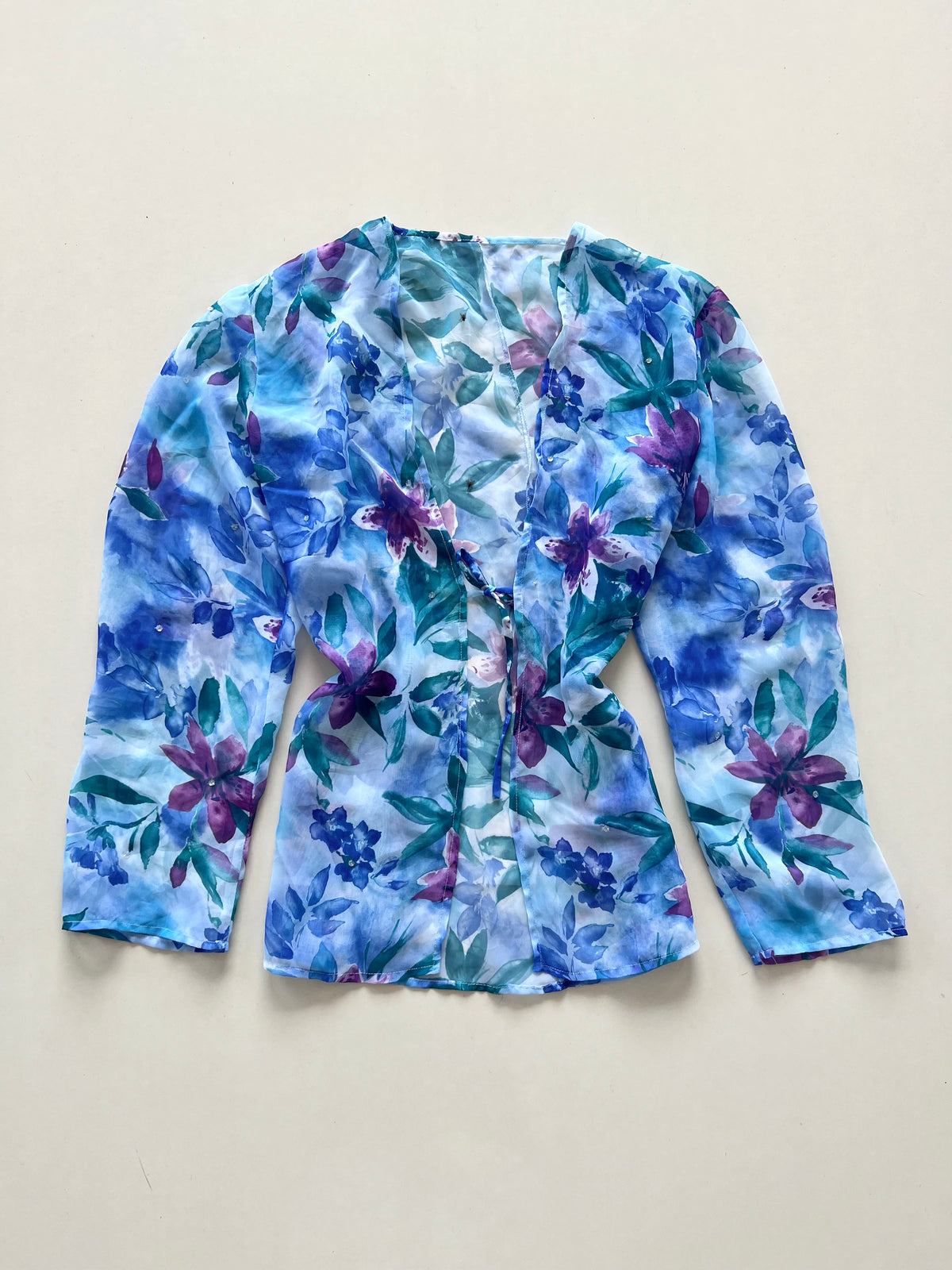 Floral Sheer Shrug-Bust 46