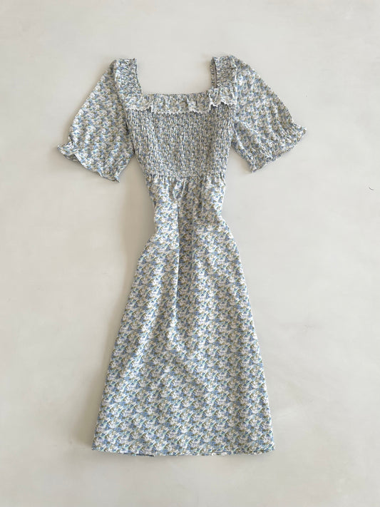 Vintage Floral Dress-Bust 34 to 36