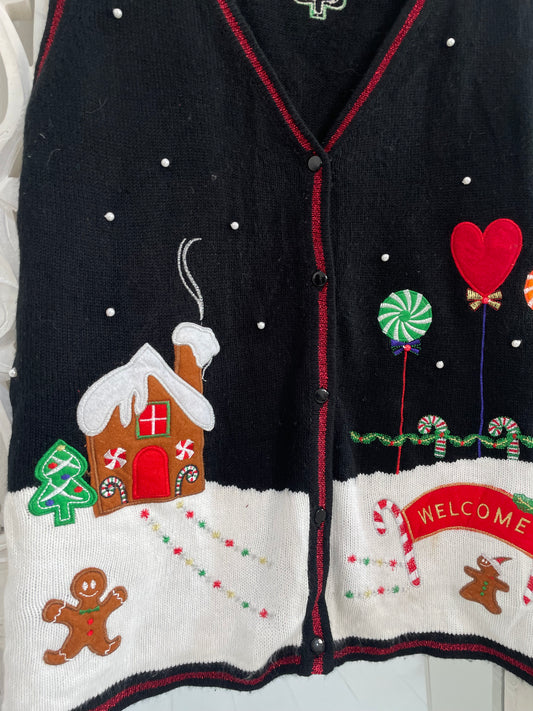 Christmas Sweater Vest-Bust 46