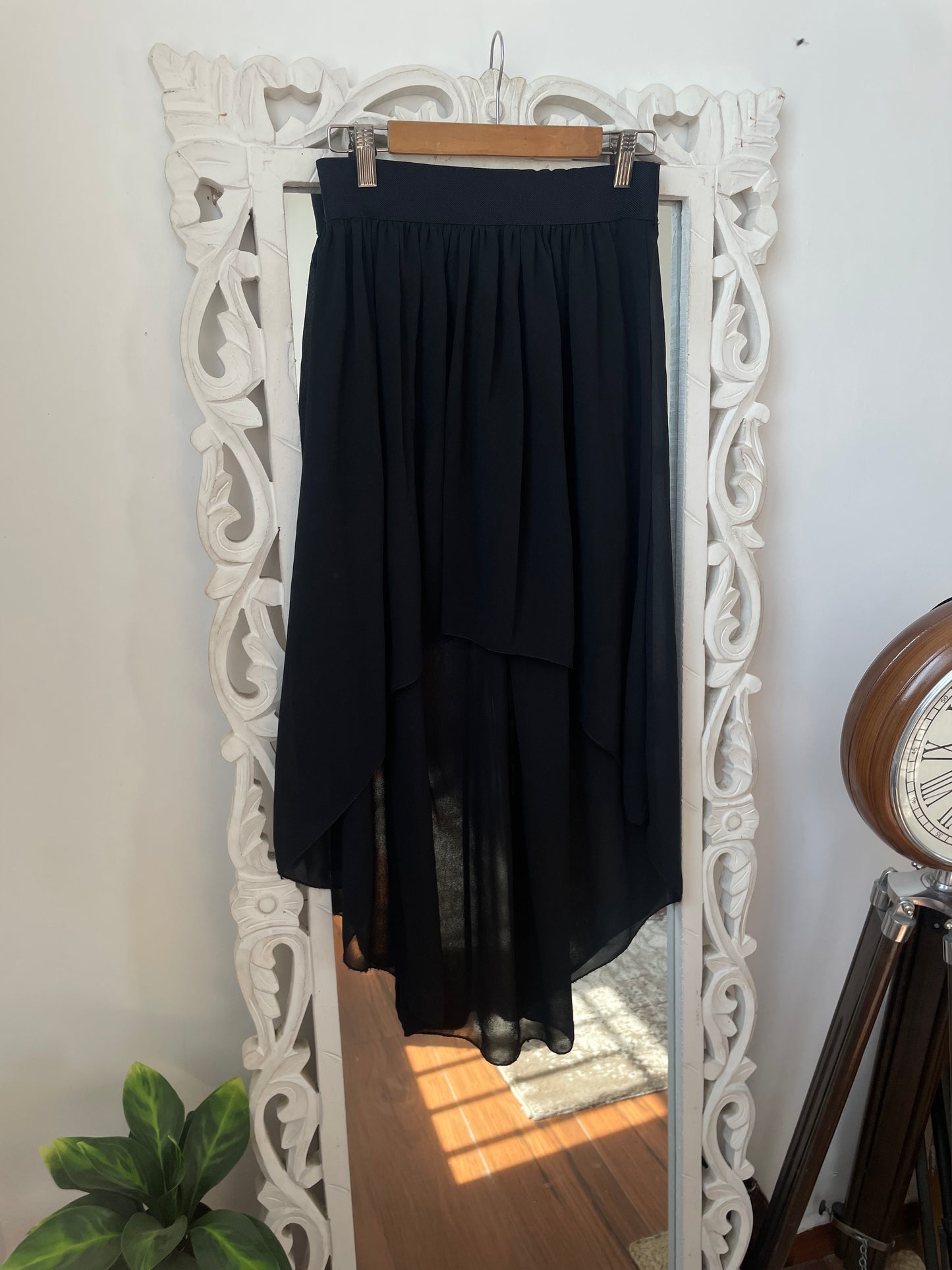 Solid Black Skirt-Waist 30 to 34