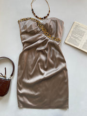 Maggie London Embellished Tube Dress-Bust 32