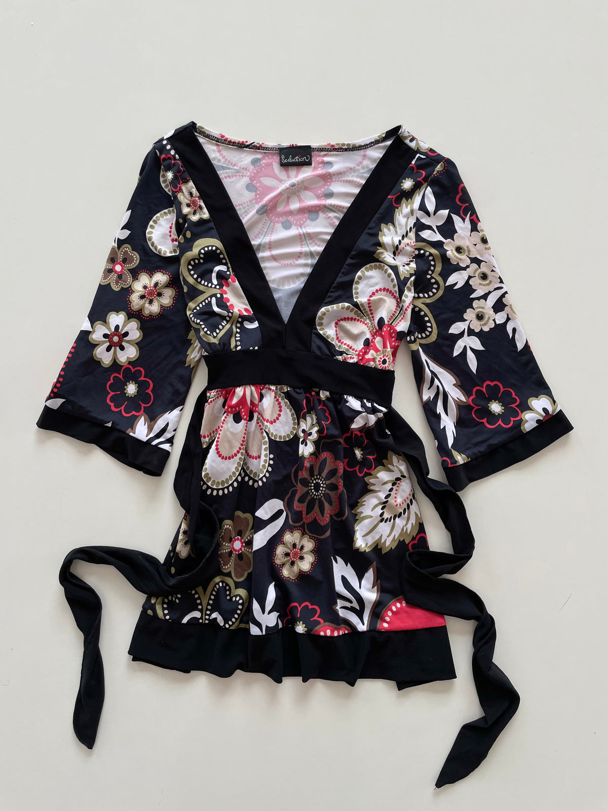Seduction Floral Vintage Top-Bust 32 to 34