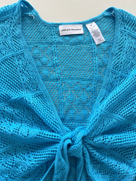 Alfred Dunner Crochet Cotton Top-Bust 40