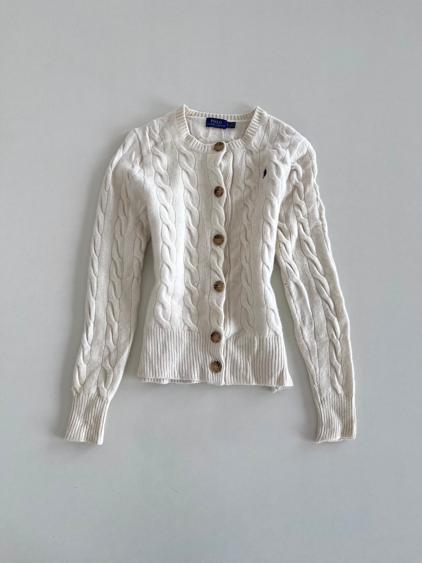 Ralph Lauren 100% Cotton Vintage Cardigan-Bust 34